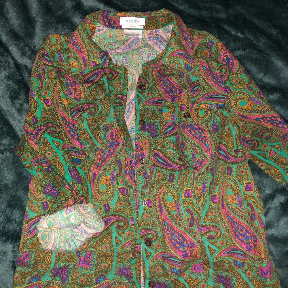 Psychedelic paisley shirt vintage